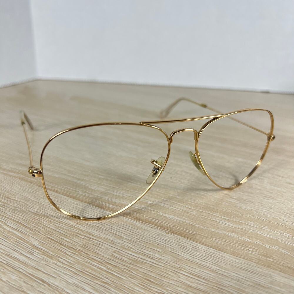 Ray-Ban RB3025 Gold Aviator Large Metal Sunglasses 001/58 FRAMES ONLY 58-14-135